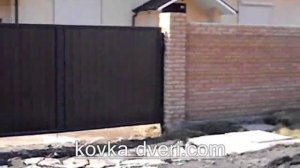 Ворота из профнастила, ворота из профлиста.