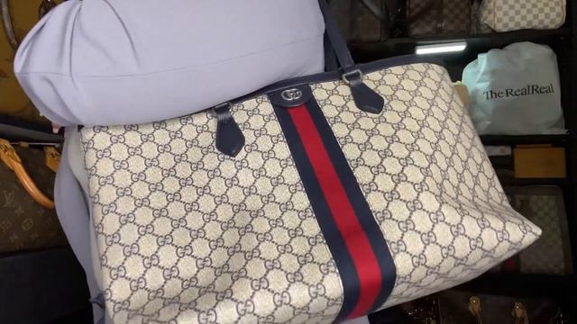Gucci Ophidia Tote Navy Blue | MakeupMesha смотреть онлайн