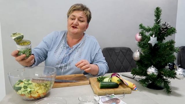 ОЛИВЬЕ с ИНДЕЙКОЙ без яиц НОВОГОДНЕЕ МЕНЮ смотреть онлайн