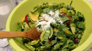 САЛАТ ИЗ ЗЕЛЕНОГО ПОМИДОРА на ЗИМУ - АЗЕРБАЙДЖАНСКАЯ КУХНЯ! HƏFTƏBECƏR TURŞUSU