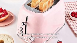 REDMOND 2 Slice Toaster Retro Stainless Steel Toaster ST028 Review