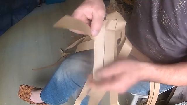 Лапти бумажные на правую и левую ногу из 6ти лык Увильды поляна школа лаптей каждый день 8951431273 смотреть онлайн