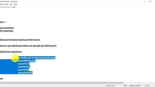 Assertions in TestNG | Difference between Hard and Soft Assert | Where ...