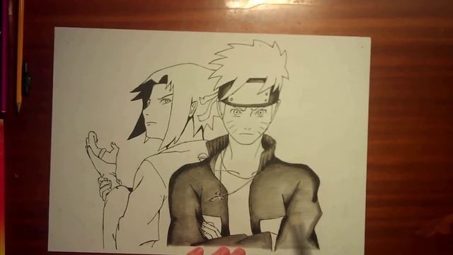 Мастер-класс по рисованию: Наруто и Саске смотреть онлайн