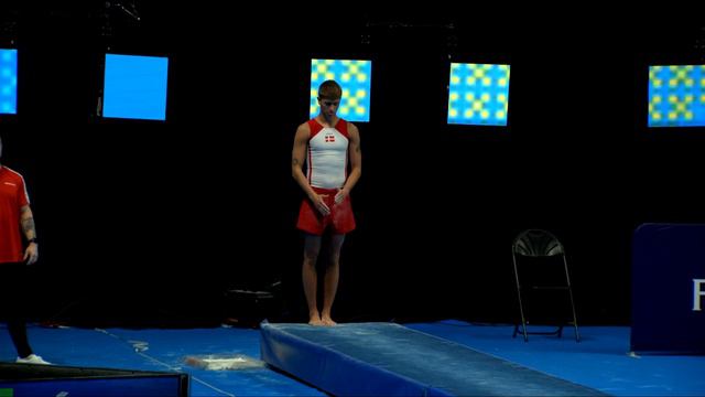 HANSEN Mads (DEN)_M_2023 Trampoline Worlds_Qualification_Tumbling_R2 смотреть онлайн