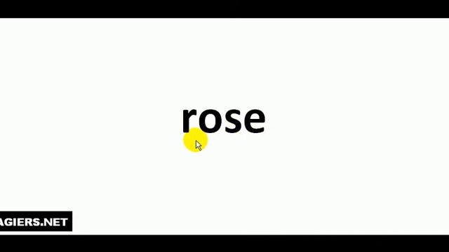 Как произносится  # Rose