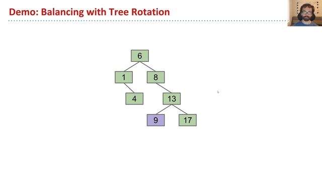 Red Black Trees, Video 2 Balancing with Rotation смотреть онлайн