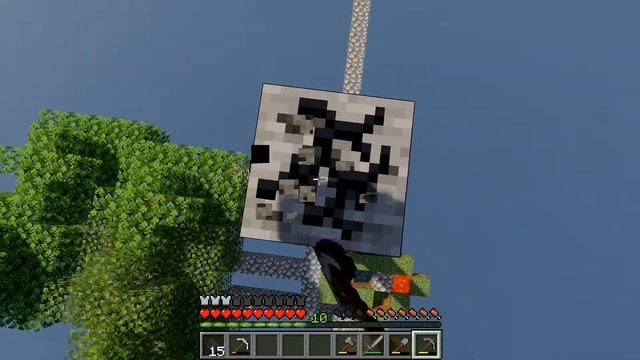 Minecraft | Прохождение карты: SkyBlock - 4 | Добываем обсидиан! |