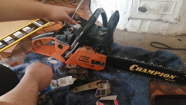 Бензопила затягивает цепь. Причина найдена смотреть онлайн