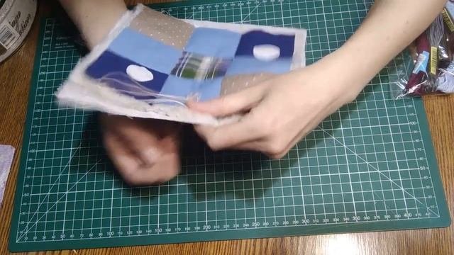 Один из моих способов шитья лоскутной прихватки. Пэчворк для начинающих