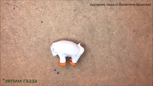 Как слепить сувенир | Бычок | для детей 7+  #лепка #пластилином #новогоднийсувенир