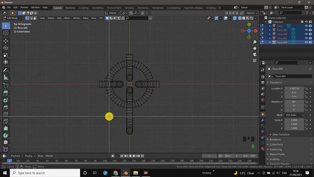 How to turn objects into ring mesh in blender/3danimation/Blender 3danimation/Blender .