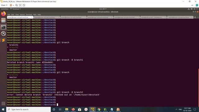 How to delete Local Git Branch смотреть онлайн