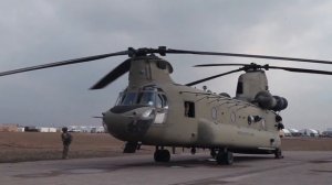 Boeing CH-47 Chinook – Impressive Helicopter Startup dan Take off !!!