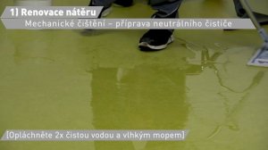 Přírodní linoleum Gerflor - Renovace povrchu