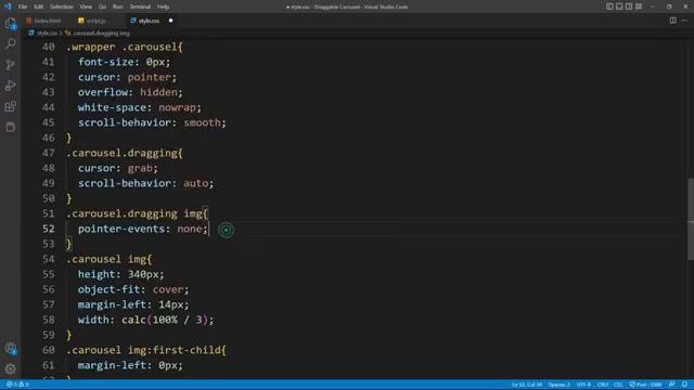 Create a Draggable Carousel  -  No Talking -   [  @letscodeweb   ] - #html5 #video  #youtubevideo