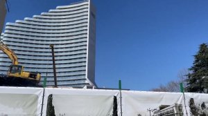 Снос здания в центре Сочи…