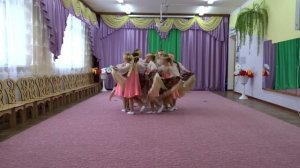 5  Танцевальная миниатюра, 3 группа старшая, танец Павлопосадский платок, МБДОУ №8 дет  сад Ромашка