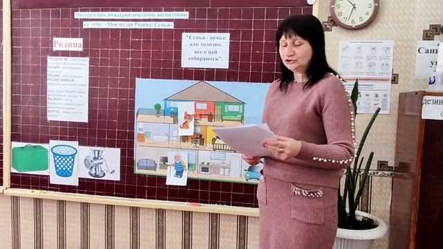 Мастер-класс по окружающему миру  «Моя малая родина. Семья».