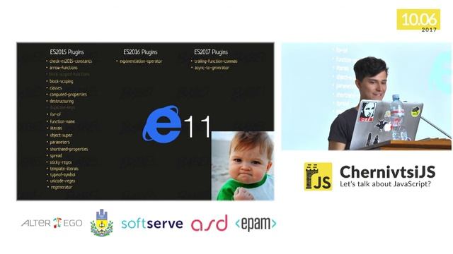 ChernivtsiJS #3: Artem Yavorsky — How to keep node_modules huge with Babel смотреть онлайн