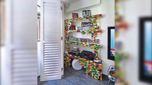 Гениальное использование конструктора LEGO дома