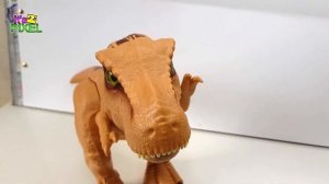 Тиранозавр Тирекс МЕНЯ УКУСИЛ !!! ОБЗОР DINOS UNLEASHED