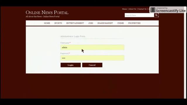 Online News Portal | Java JSP Servlet Project Tutorial | Java JSP CRUD Project