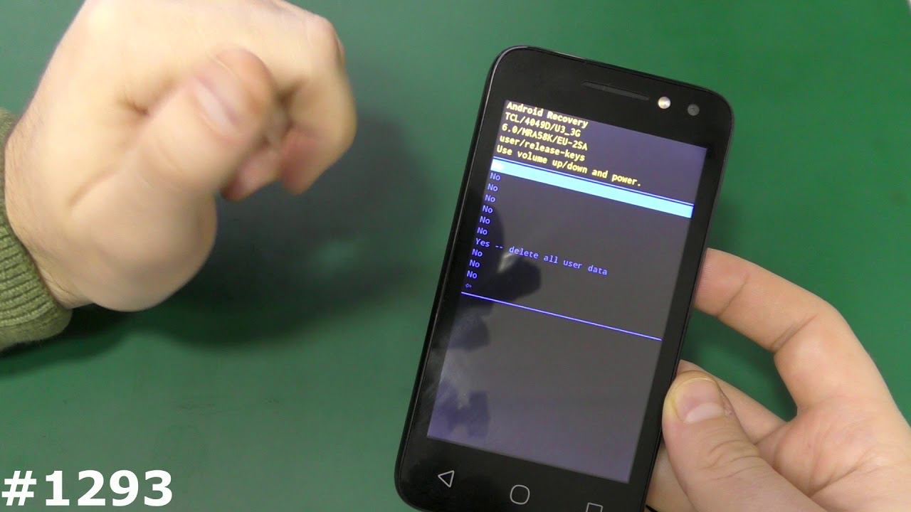 Hard Reset Alcatel U3 4049D смотреть онлайн