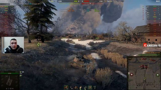 Позиции для ПТ САУ на карте Студзянки Camelot G видео обзор гайд. смотреть онлайн