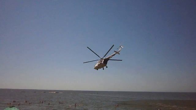 Очаковский пляж- вираж на вертолете смотреть онлайн