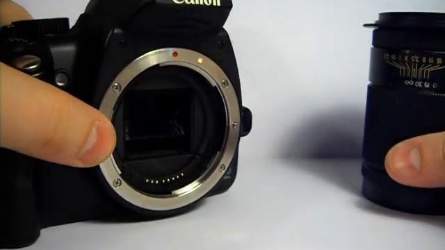 Переходник, адаптер М42 - Canon EOS смотреть онлайн