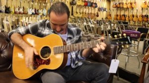 Jason Sinay playing our 30's Gibson J-35 here at Norman's Rare Guitars