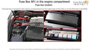 Fuse box location and diagrams: Lexus IS250 / IS350 (2006-2013)