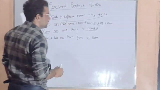 PRESENT PERFECT TENSE {Active to Passive} example ke saath #english #englishgrammar #upboardexam