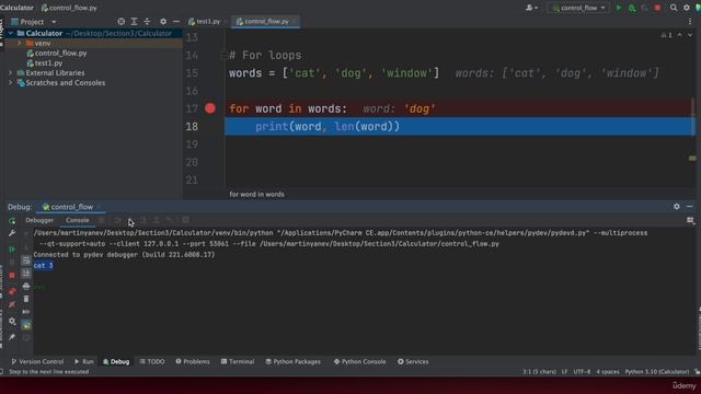 10 - Backend Learn Python for Applications Development - 38 - Flow Control Statements