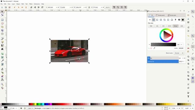 How to add a drop shadow to an image in Inkscape смотреть онлайн