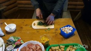 ЖАРЁХА С МЯСОМ, КОРТОШКОЙ И ГРИБАМИ В КАЗАНЕ