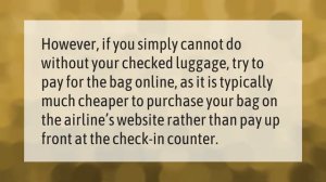 Can you prepay for checked baggage on American Airlines?