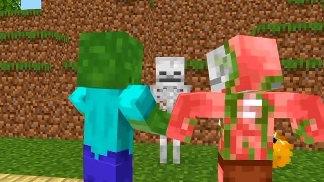 Monster School : CRAFTING FUNNY CHALLENGE - Minecraft Animation смотреть онлайн