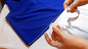 Как подшить изделие платье с клеящейся   лентой  Флизелиновая лента для подгибов