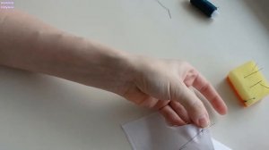 Как закрепить нить без толстых и некрасивых узлов? Два способа!