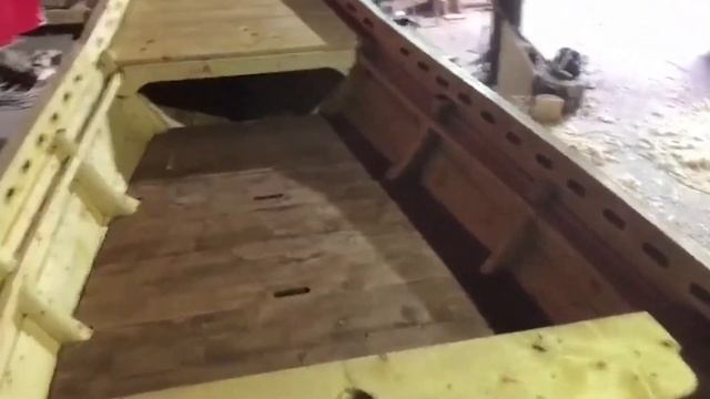 Малая лодья из Гокстада своими руками. Палуба смотреть онлайн