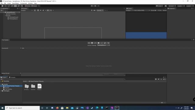 Unity 2019.4 2D Tilemap Editor Tutorial смотреть онлайн