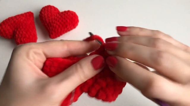 Валентинка. Сердечко крючком. Мастер-класс