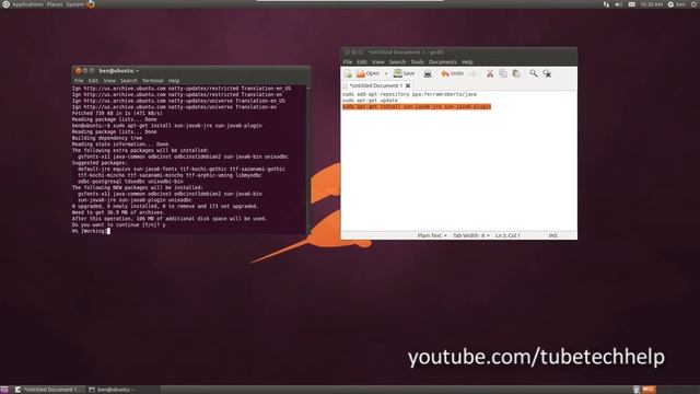 How To Install Sun Java in Ubuntu 11.04 смотреть онлайн