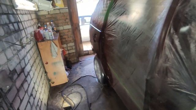 Ремонт кузова Форд Гэлакси. Неудачная покраска кузова. Часть 7. смотреть онлайн