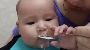 первый прикорм 5 месяцев каша овсянка