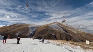 Паландокен январь 2023 спуск с самой длинной трассы