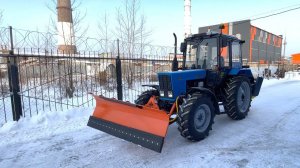 Какой отвал выбрать для работы ? Трактор Беларус 82.1 с отвалом СО 2.5