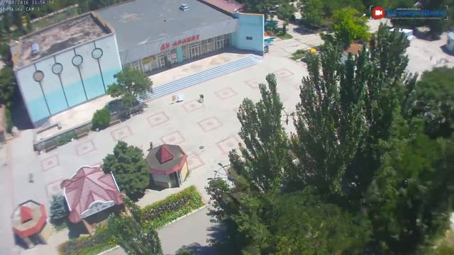 Центр Щёлкино, 14.07.2016 - time-lapse с камеры 3 смотреть онлайн